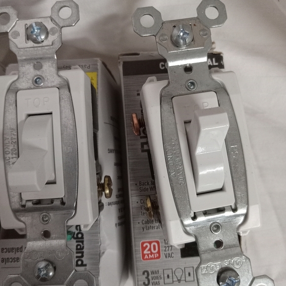 Legrand Commercial Toggle Switch & Plugs 15 & 20 Amps - Picture 2 of 5